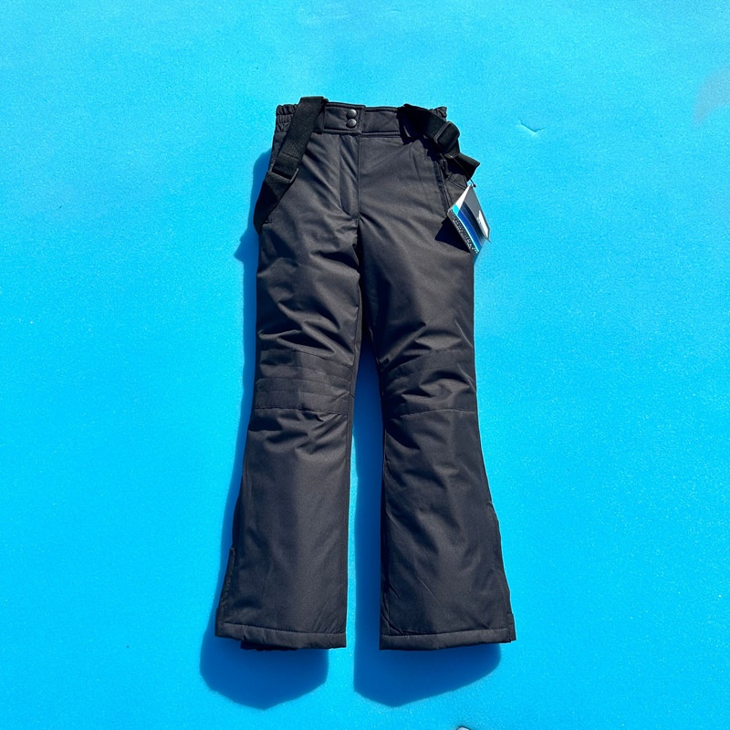 Pantalon de ski enfant 001, chaud, imperméable, coupe-vent et rembourré, avec bretelles, pour le ski en extérieur._voghion.com