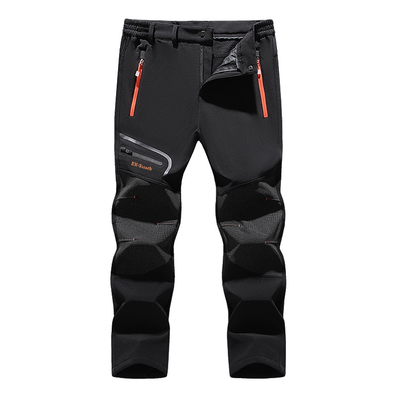 001 Cross-Border Outdoor Softshelljacke, mitteldick, warm, für Herbst und Winter, Skifahren, Bergsteigen, locker, winddicht, wasserdicht_voghion.com