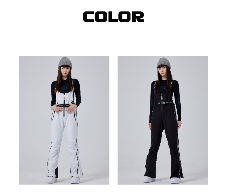 001 Neue, figurbetonte Skihose mit schmalen Trägern für Damen, geeignet für Snowboarden und Skifahren, winddicht, wasserdicht, warm_voghion.com