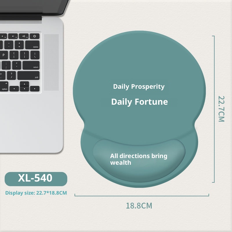 3c Rest Office Text Laptop Silicone Wrist Support Mouse Pad_voghion.com