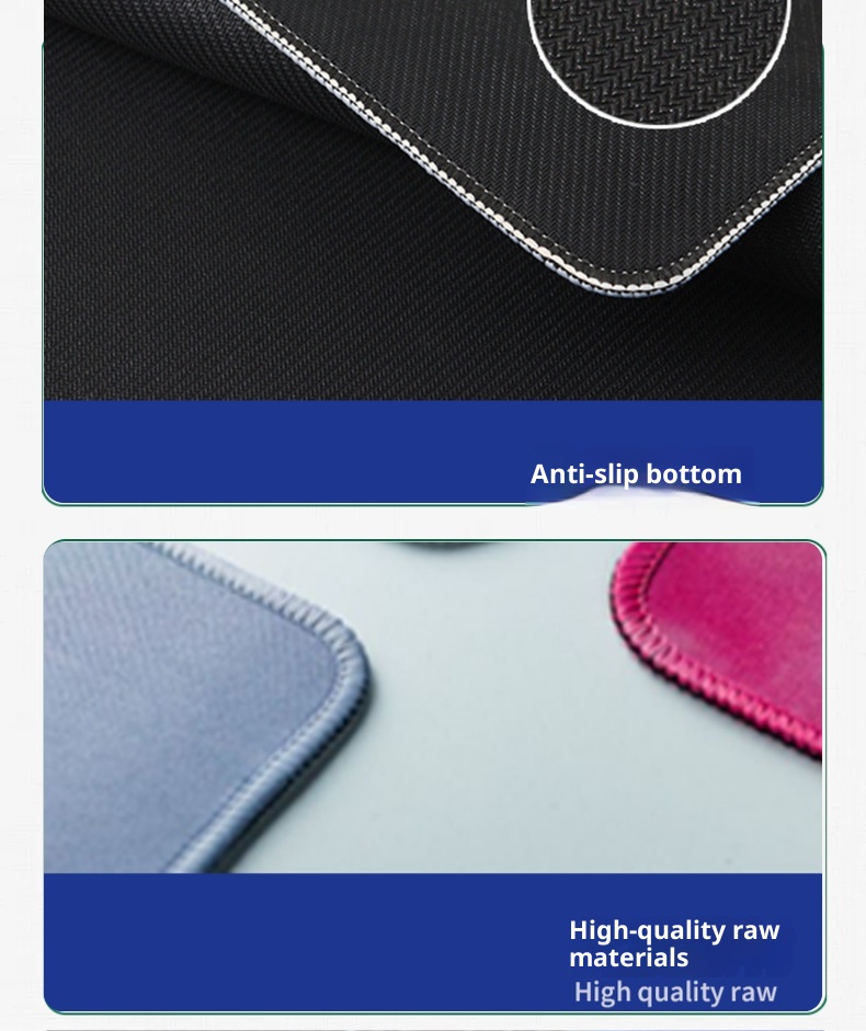 Tapis de souris 3c paysage avec bordure de verrouillage, épaisseur 4 mm, style japonais, tendance nationale, tapis de bureau chauffant pour clavier, en stock, vente en gros_voghion.com