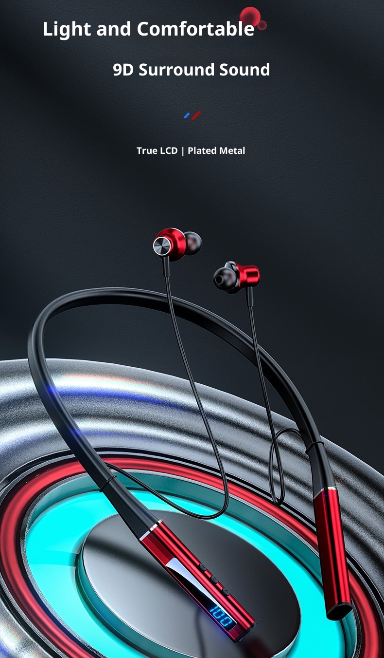 3c Nuove cuffie universali da gioco Bluetooth a bassa latenza wireless con archetto da collo 5.3" ad alta qualità del suono_voghion.com