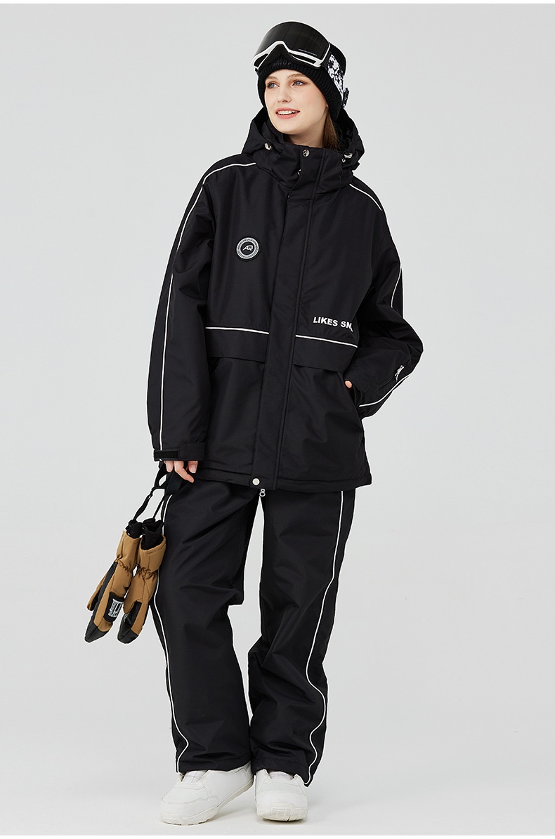 001 2023 For Men Women Winter Warm Thickened Ski Jacket And Pants Snowboard Suit New Cross-Border Model_voghion.com