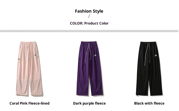 001 Meisjes felle kleuren waterafstotend winddicht fleece gevoerd warme ski-koppelstijl met sneeuwvanger outdoor wandelbroek_voghion.com