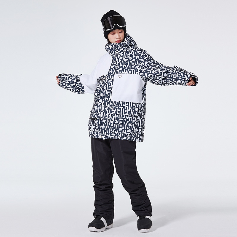 001 2024 Suit Men Women, Snowboard Ski Jacket Pants, Warm New Cross-Border Style, Essential For Ice And Snow Sports_voghion.com