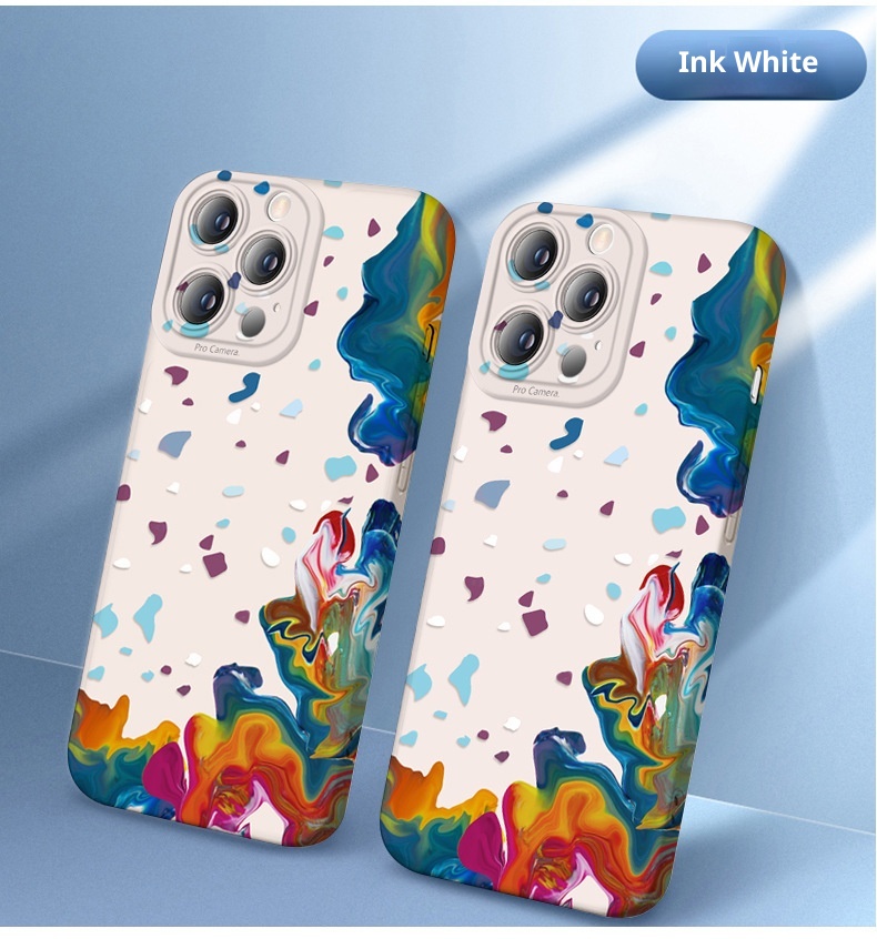 TechGlobe Custodia per iPhone 13, iPhone 14 Max, Internet Celebrity, Nuova custodia in silicone liquido, 12 Pro, copertura completa_voghion.com