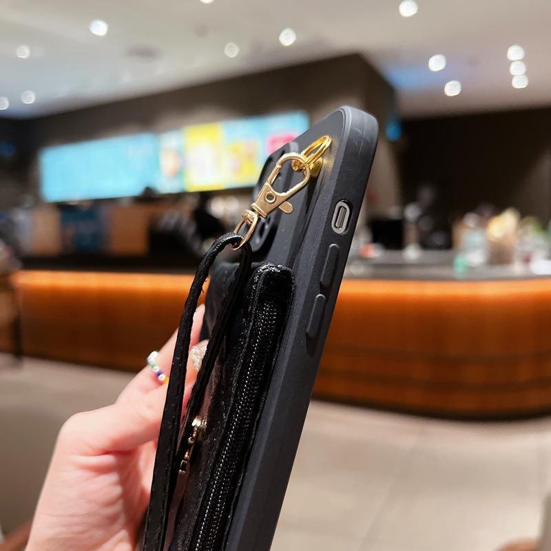 TechGlobe Camellia Suitable For OPPO Reno10pro+ Coin Card Holder Phone Case A1PRO Fashion A93S Crossbody New Model_voghion.com