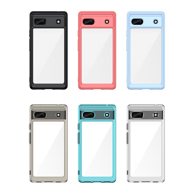 TechGlobe Compatibel met 6A Telefoonhoesje Pixel Fold Google 8 Pro Kleurrijke Volledige Bescherming Anti-val Hoes_voghion.com