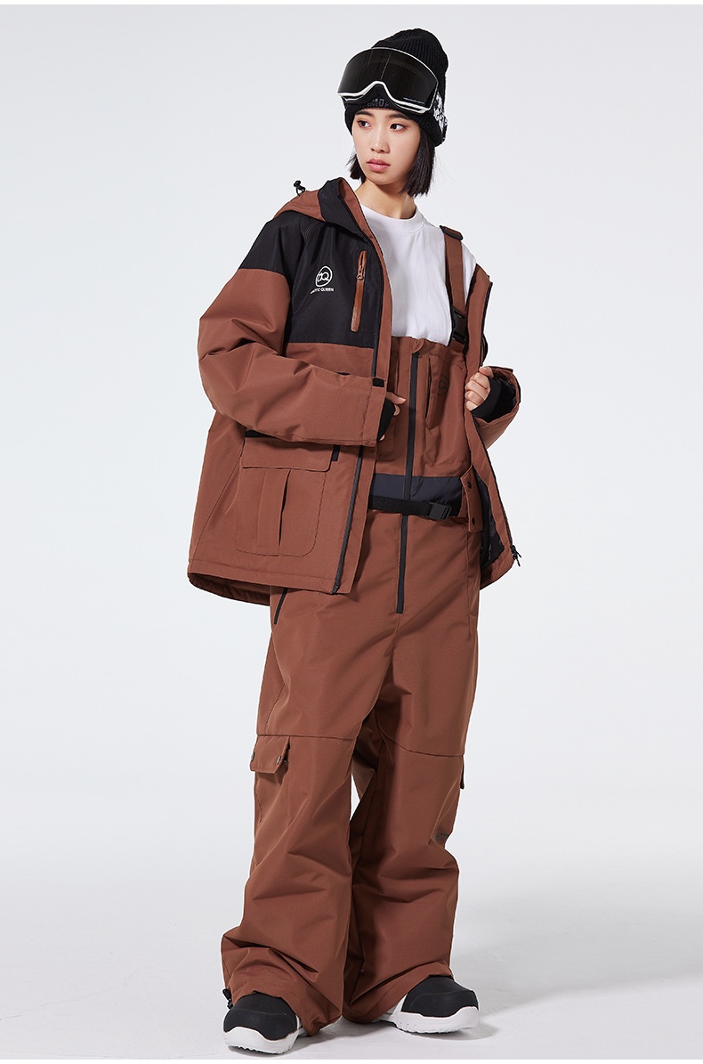 001 New Single Double Board Suit Set For Men Women, Winter Outdoor Waterproof Warm Ski Jacket And Pants, Cross-Border Style_voghion.com