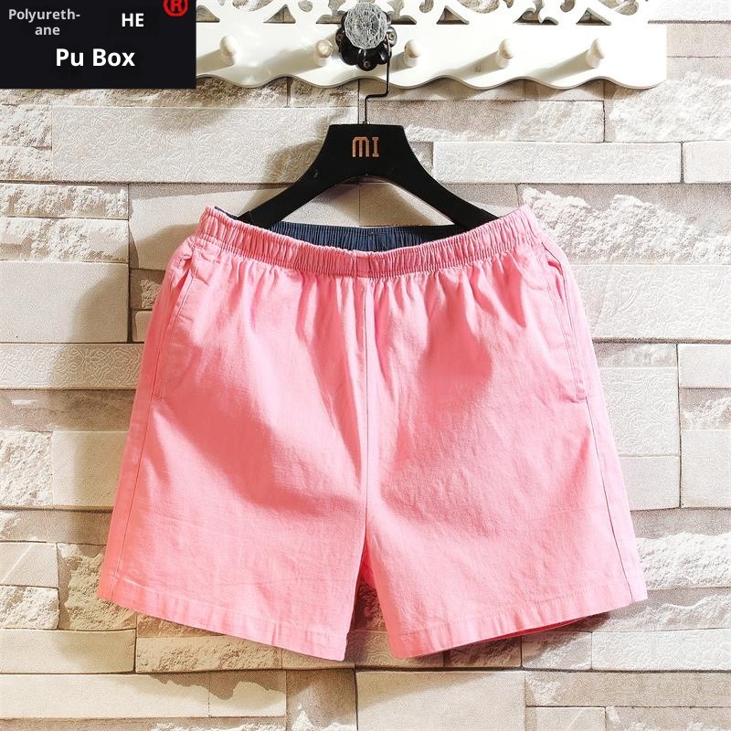 boy Summer Three-Quarter Pants Men's Pure Cotton Trendy 3/4 Large 4/4 Outdoor Casual Beach Shorts Sports_voghion.com