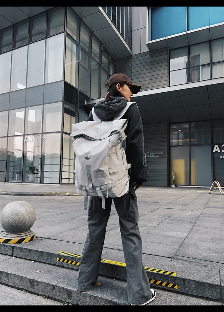 ActiveGo Large Capacity Backpack For Men, Functional Workwear Hiking Outdoor Travel Sports Backpack, Student School Bag,_voghion.com