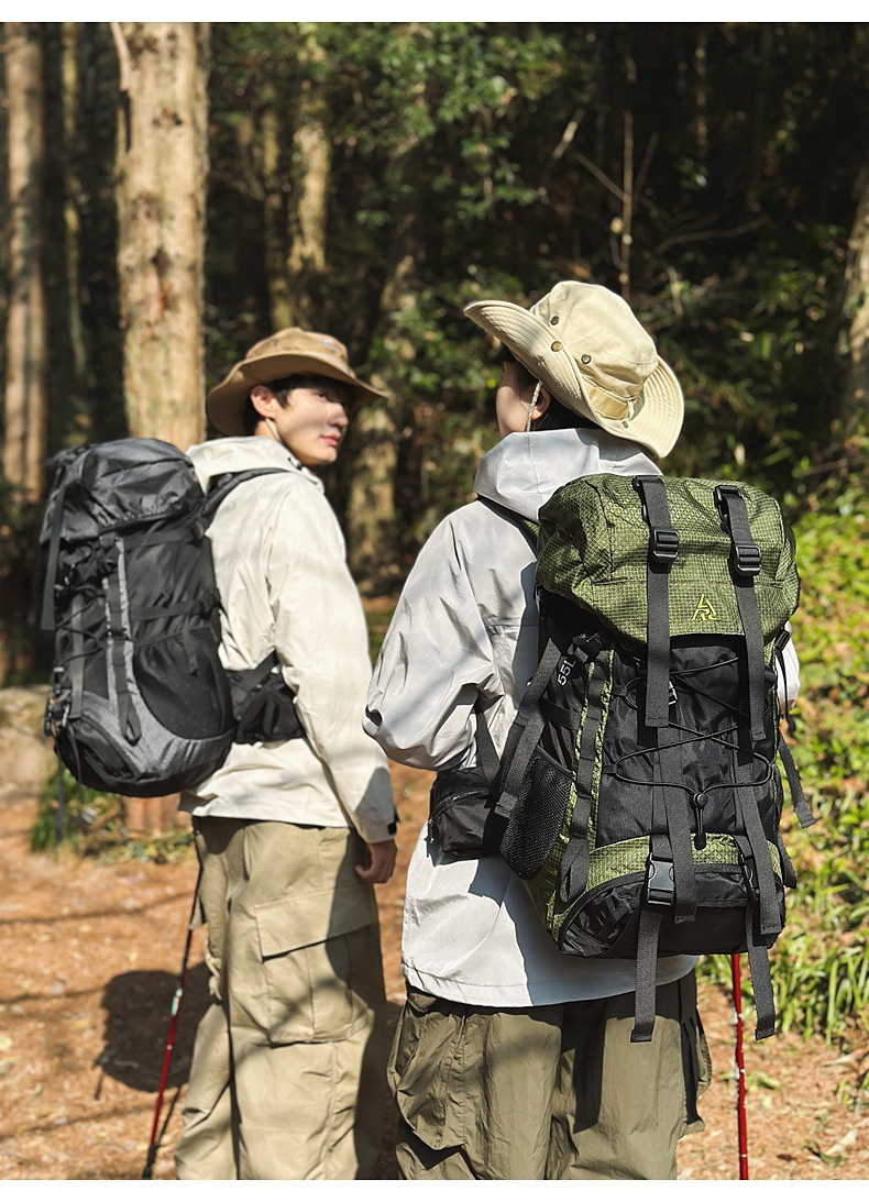 ActiveGo New Large Capacity Bag 55L Outdoor Waterproof Camping Long Distance Hiking Backpack Durable_voghion.com