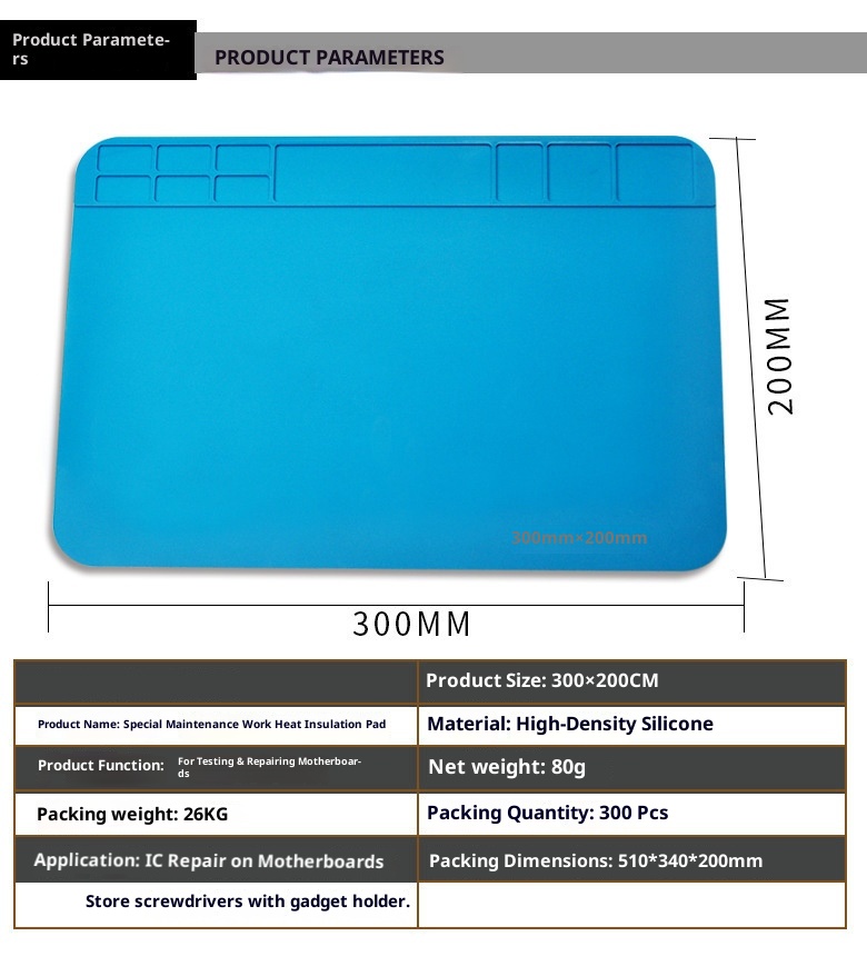3c Wholesale Mobile Phone Computer Repair Station Work High Temperature Resistant Silicone Heat Insulation Air Gun_voghion.com