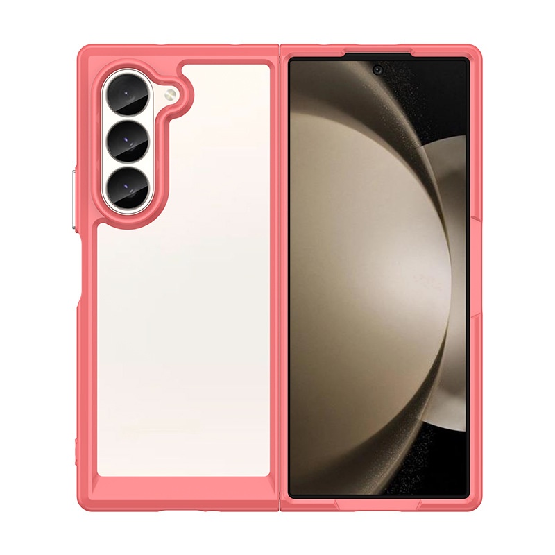 TechGlobe compatibele Flip6 telefoonhoesje Fold6 Samsung Z Fold5 kleurrijke volledige bescherming anti-valhoes_voghion.com