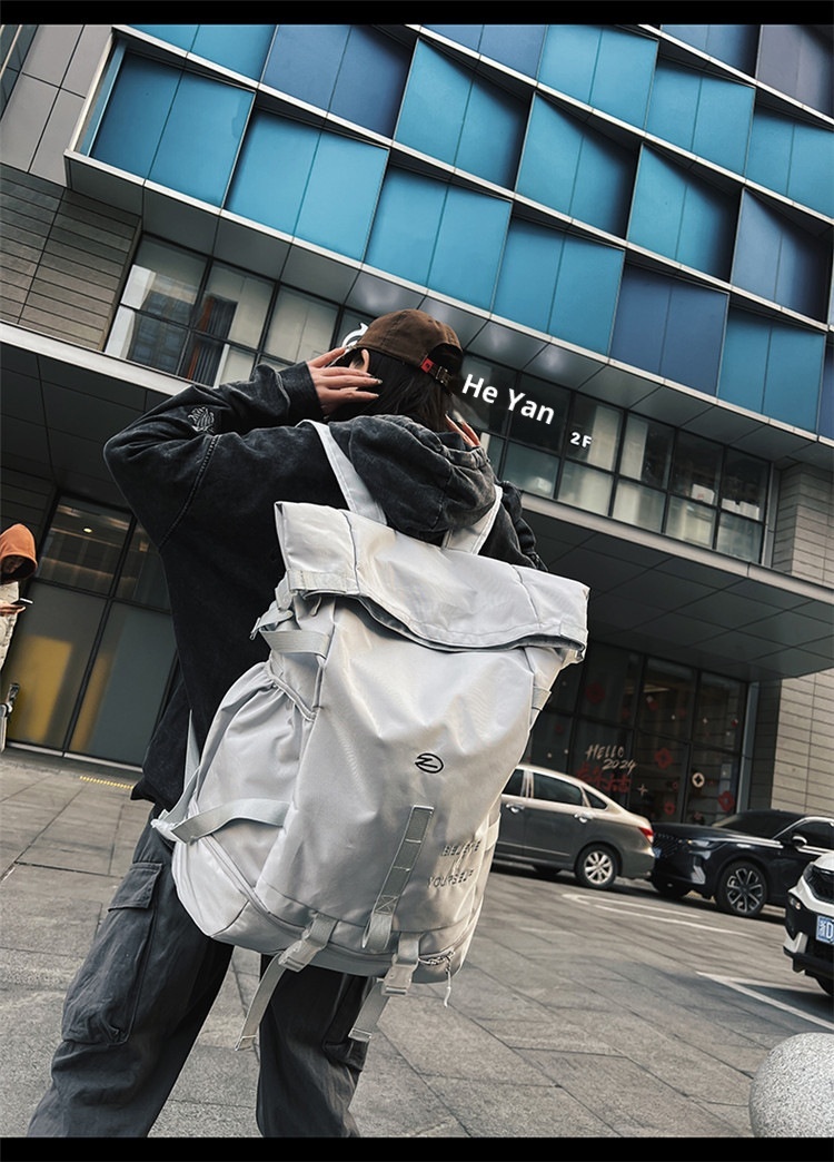 ActiveGo Large Capacity Backpack For Men, Functional Workwear Hiking Outdoor Travel Sports Backpack, Student School Bag,_voghion.com