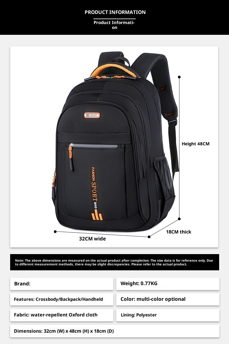 Zaino da viaggio ActiveGo da uomo e da donna, per laptop da lavoro di grande capacità, per studenti delle scuole superiori e medie_voghion.com