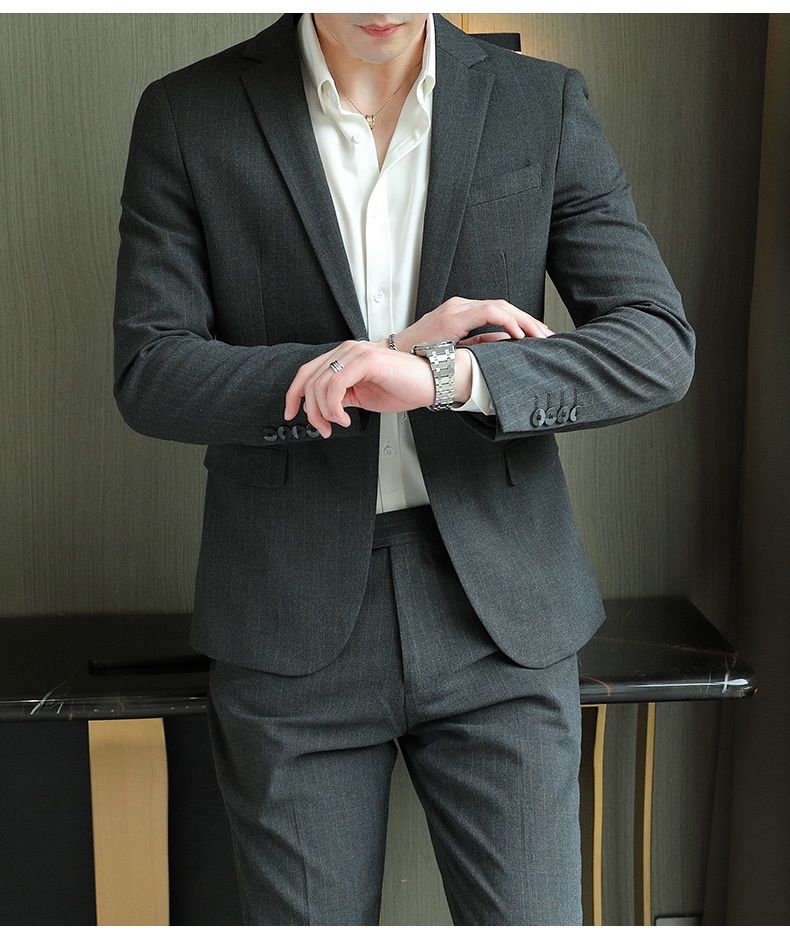 QFV507045555501<2 QFV507045555501<2 Completo da uomo leggero di alta qualità per ufficio e business, completo da uomo, completo da sposo, due pezzi, dropshipping_voghion.com