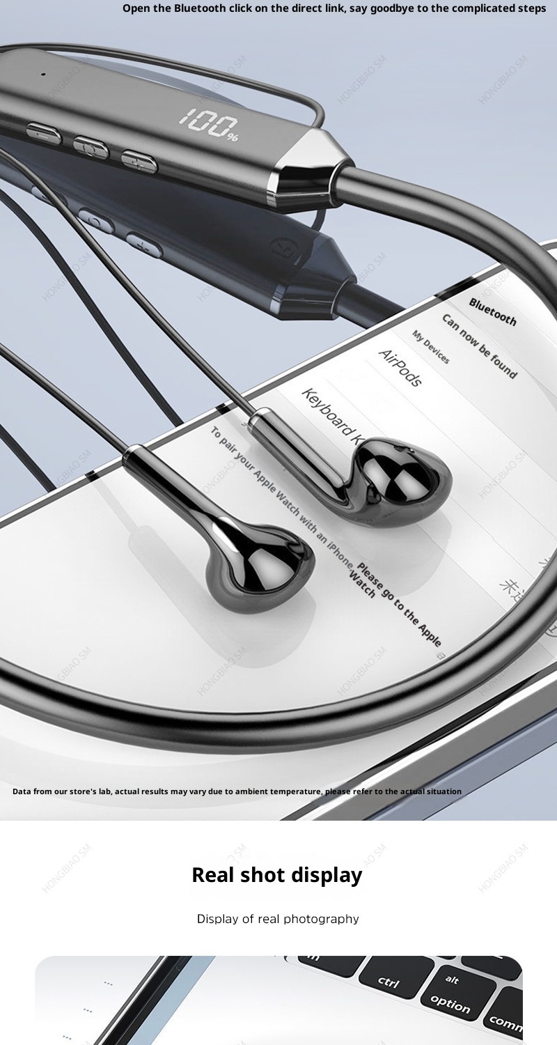 3c Bluetooth-Kopfhörer für Huawei und Xiaomi – Neues Sportmodell mit Geräuschunterdrückung, Nackenbügel und extrem langer Standby-Zeit_voghion.com