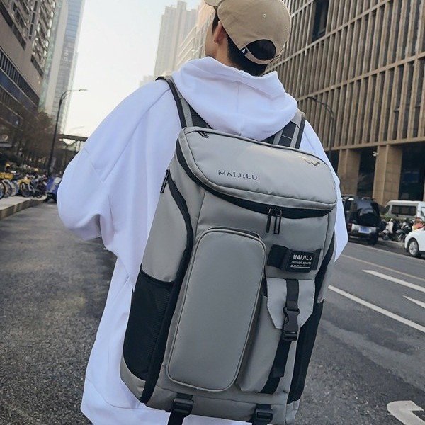 ActiveGo Nuovo Zaino Sportivo da Badminton per Uomo Grande Capacità Multiuso Borsa da Viaggio per Escursionismo all'Aperto Resistente all'Acqua_voghion.com