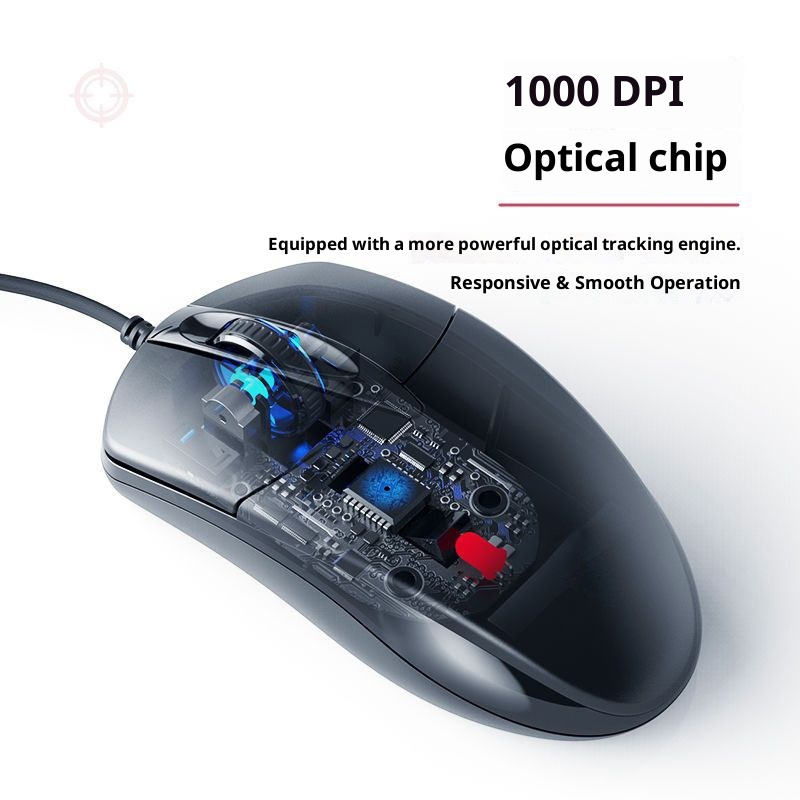 Techglobe Factory In-Stock Direct Sale Cross-Border Hot Item Professional Office USB Wired Colorful Light Silent Gaming LOL Mouse_voghion.com