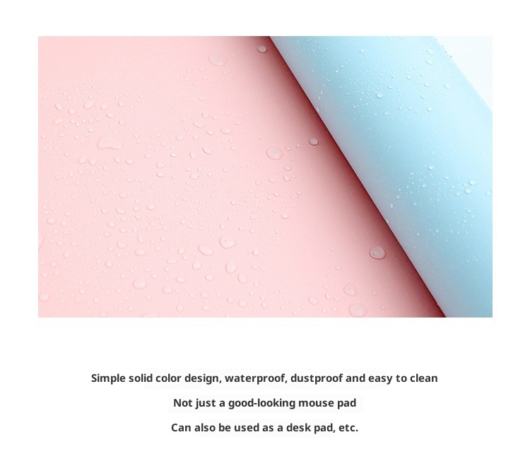 3c Manufacturer In Stock Cross-Border Leather Mouse Large Waterproof Office Desk Mat Student Writing Pad With Logo_voghion.com