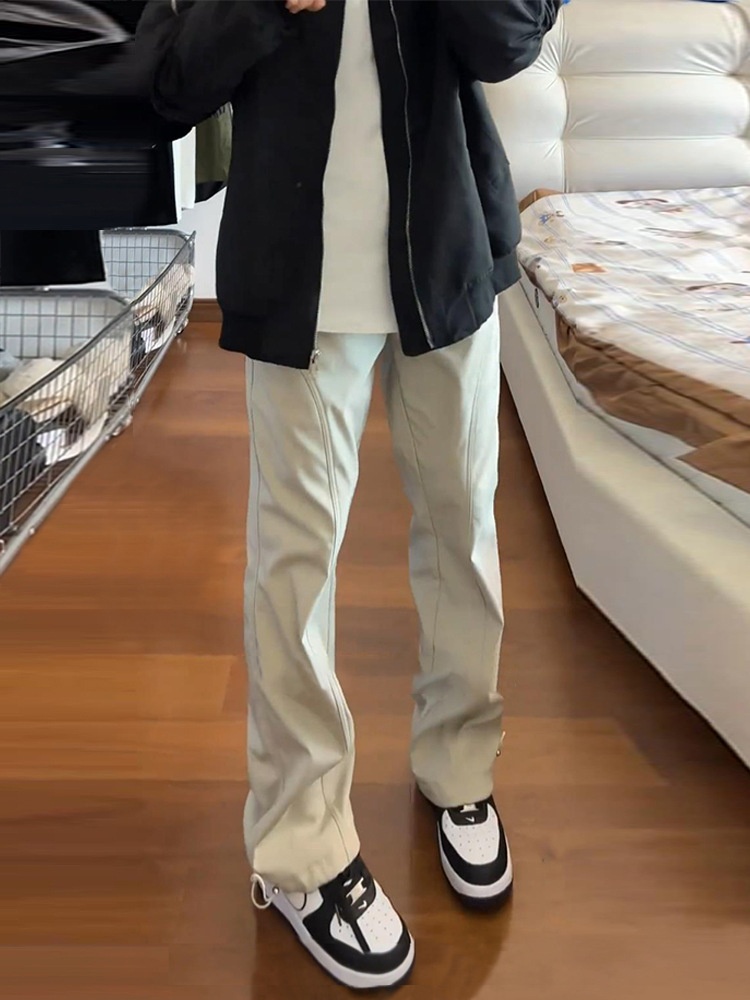 001 Softshelljacke im amerikanischen Stil für Damen, Frühling/Herbst, wind- und wasserdicht, Skijacke mit diagonalem Schnitt, lässig, gerade geschnitten, für Outdoor-Aktivitäten, Cargo-Stil, Freizeitjacke_voghion.com