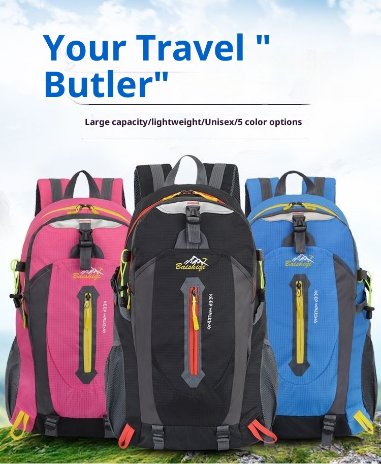 ActiveGo And Women, Large Capacity Travel Outdoor Hiking Casual Luggage Bag, Trendy Sports Backpack For Men_voghion.com