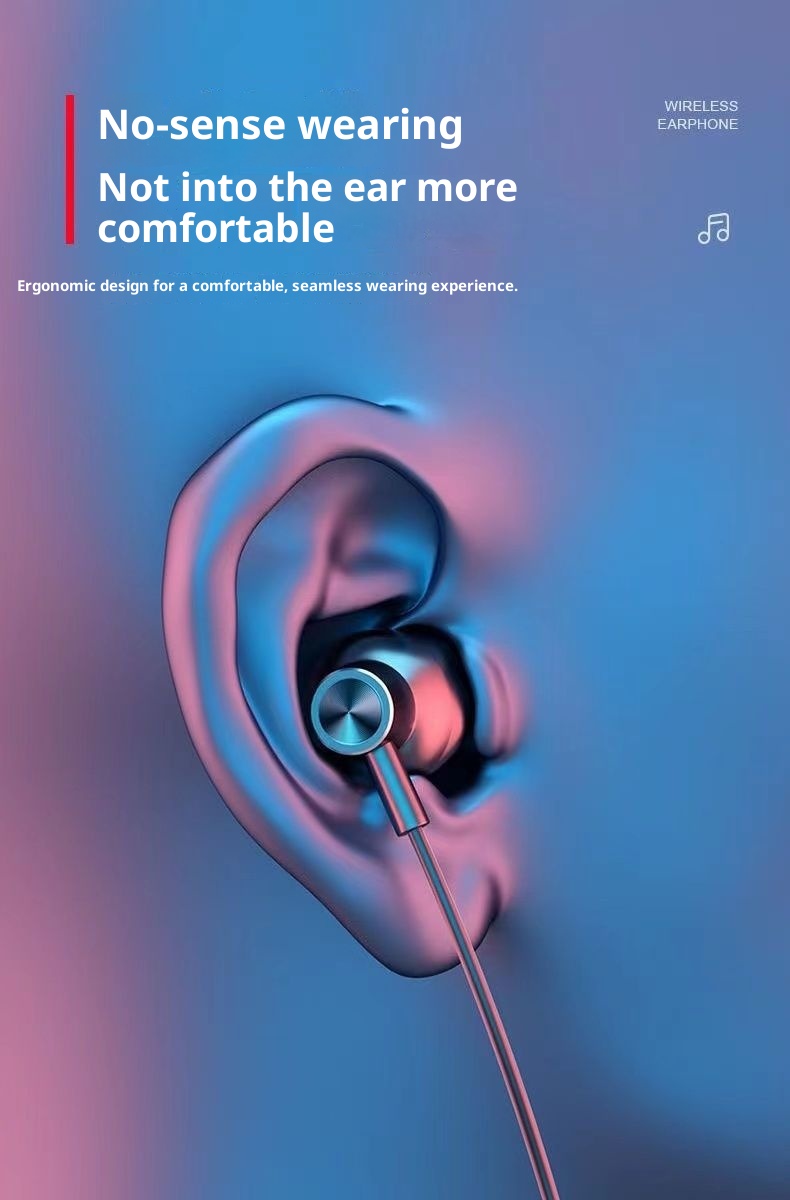 3c Wireless Bluetooth Suitable For Sports Stereo Noise Cancelling Digital Display Long Battery Life Cross-Border Neckband_voghion.com