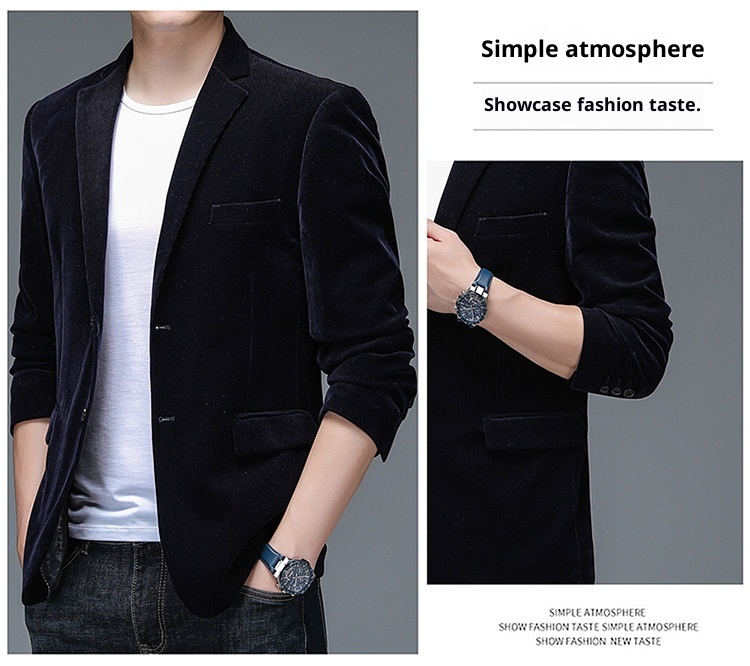 QFV507045555501<2 QFV507045555501<2 Giacca da uomo casual in velluto a coste pregiato, fornitura diretta dalla fabbrica, nuovo cappotto_voghion.com