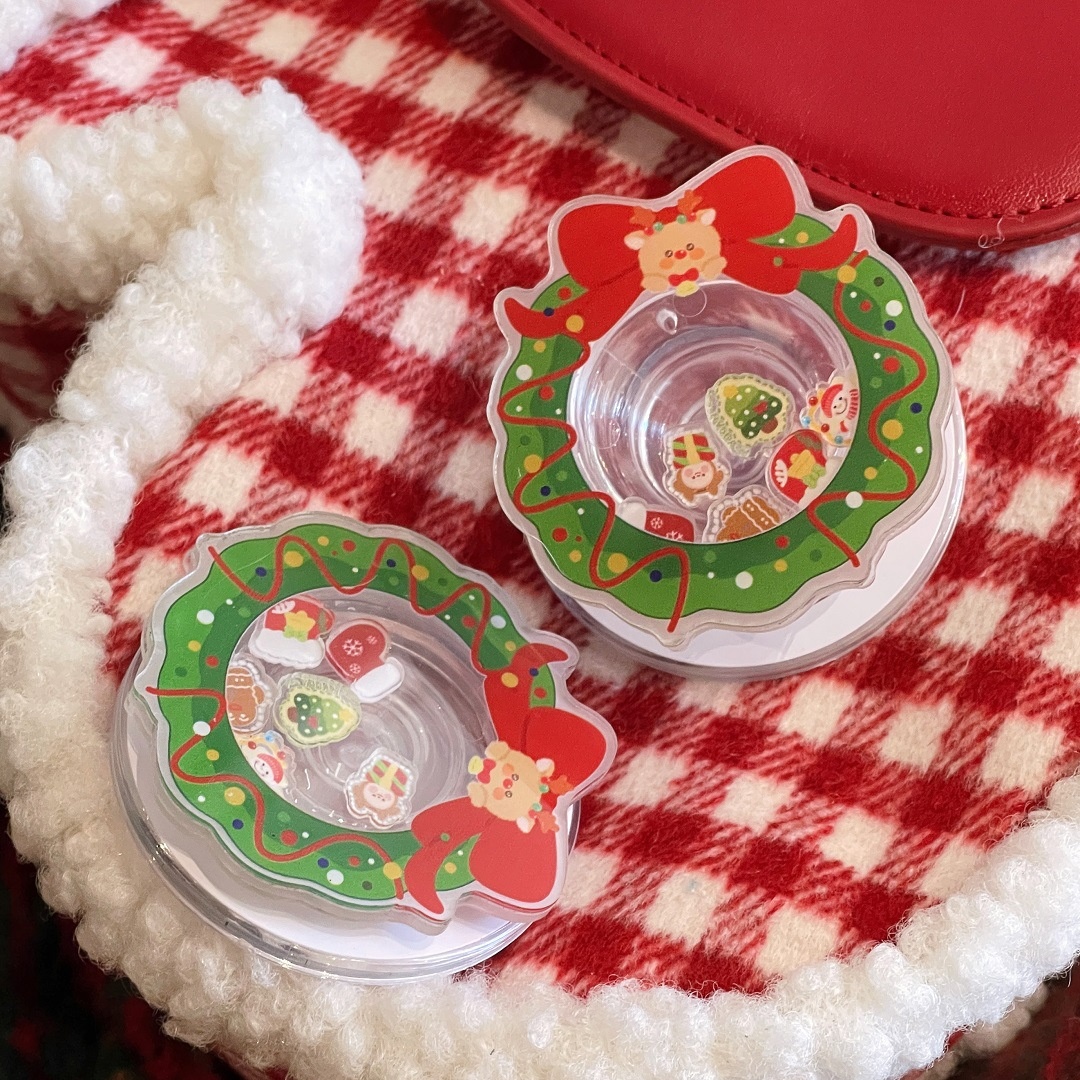 TechGlobe Santa Claus Reindeer Compatible With 15 Phone Case Magnetic Stand 14 Pro Max 12 Christmas Tree 13 Gingerbread Man_voghion.com