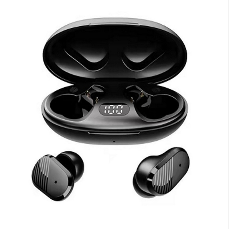 Écouteurs intra-auriculaires sans fil 3c Cross-border Private Model A68 TWS Bluetooth 5.0 pour le sport, résistants à la transpiration et dotés d'un affichage LED_voghion.com