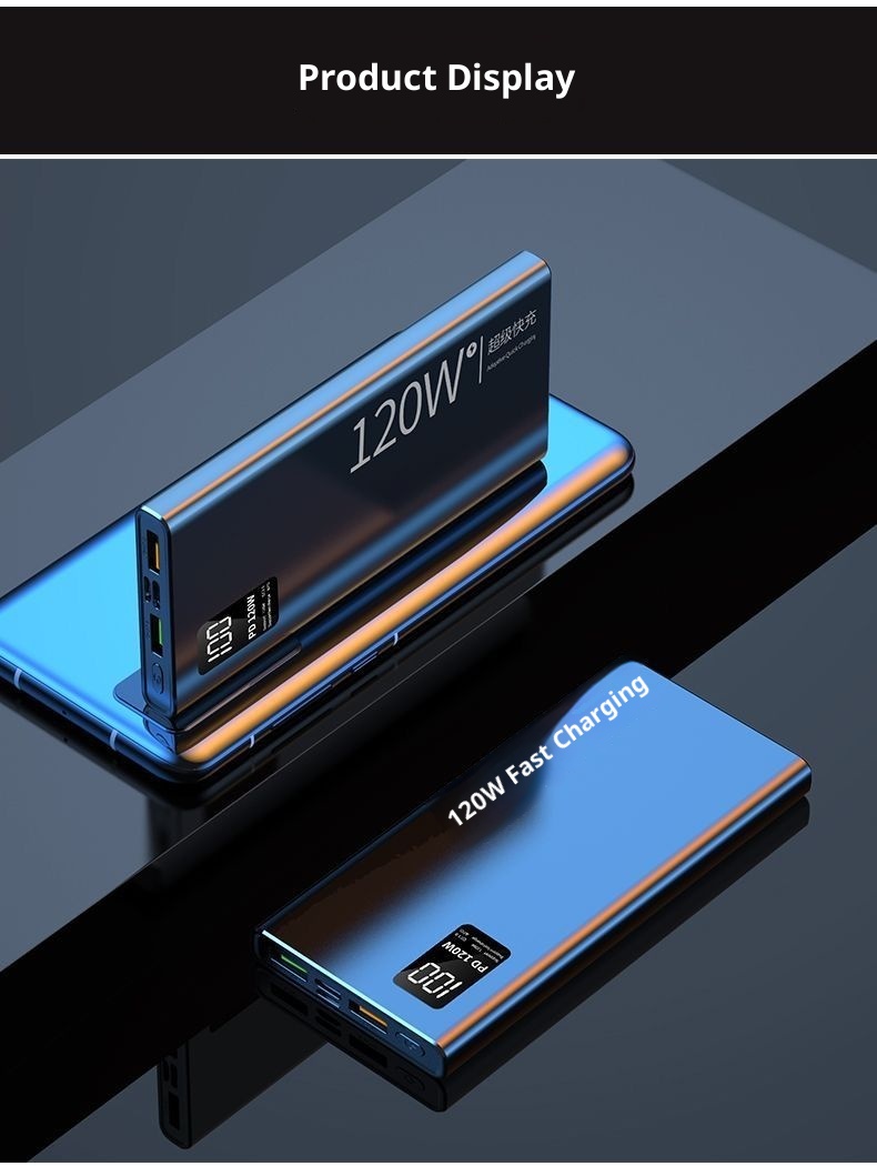 techglobe 3C Certified Manufacturer Wholesale Large Capacity 20000mAh 30000mAh Super Fast Charging Bank Portable Mobile Power_voghion.com