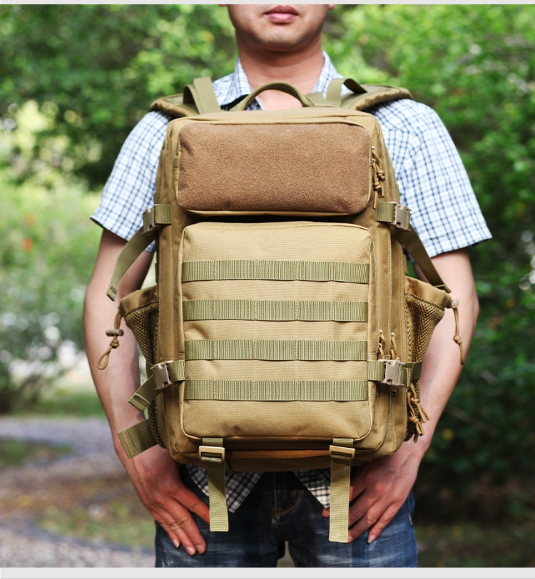 ActiveGo Oxford Waterproof Men's Large Capacity Travel Sports Outdoor Hiking Mountaineering Bag Tactical Backpack_voghion.com