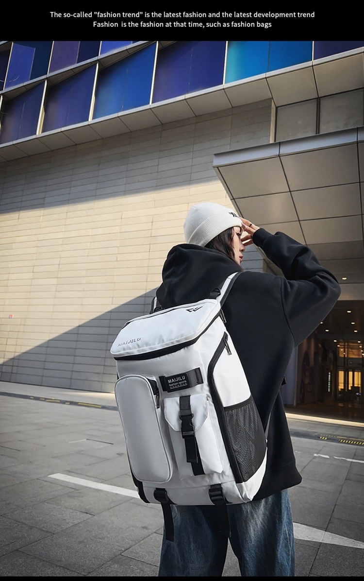 ActiveGo Nuovo Zaino Sportivo da Badminton per Uomo Grande Capacità Multiuso Borsa da Viaggio per Escursionismo all'Aperto Resistente all'Acqua_voghion.com