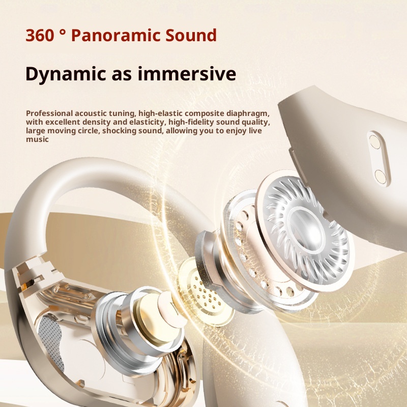 3c M76 Open Wireless AI Translation Bluetooth-oortelefoons Air Bone Conduction-oorhaak voor hardlopen en sport 5.4_voghion.com