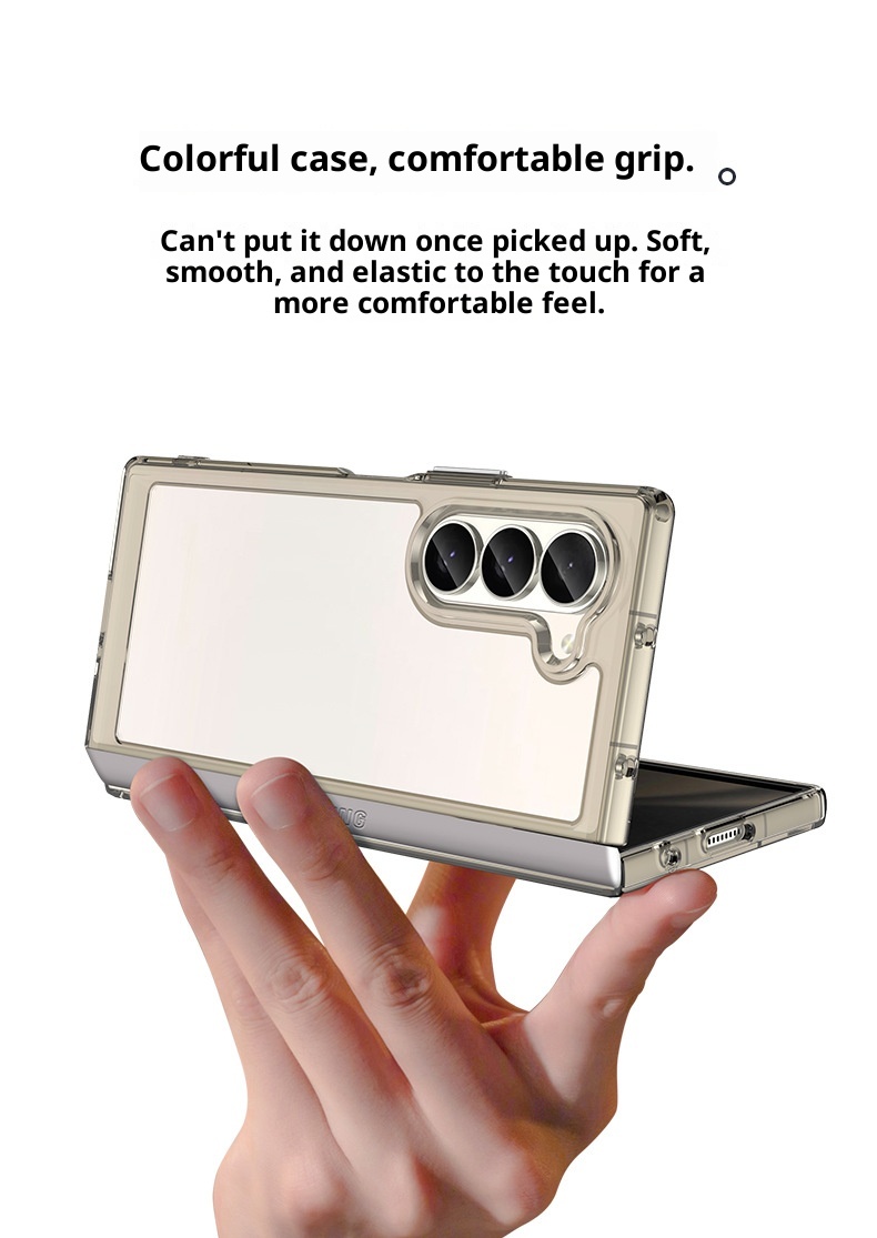 TechGlobe compatibele Flip6 telefoonhoesje Fold6 Samsung Z Fold5 kleurrijke volledige bescherming anti-valhoes_voghion.com