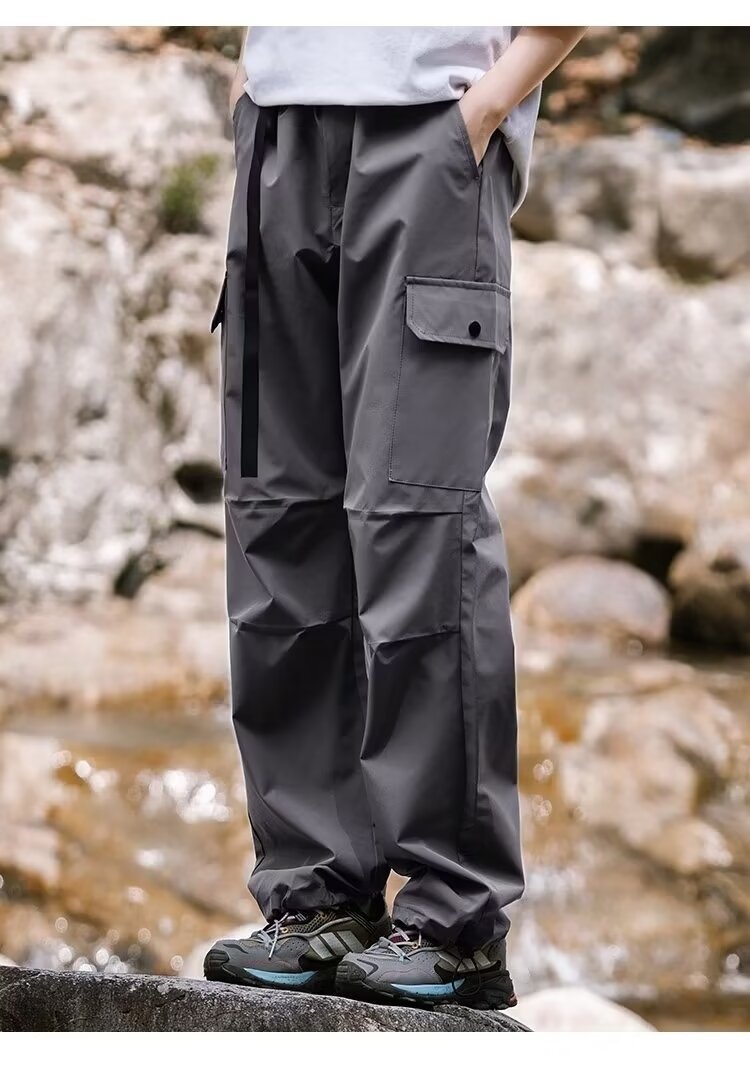 001 Pantaloni da trekking da uomo, impermeabili, antivento, funzionali, da lavoro, da sci, da paracadutista, stile retrò americano, primavera-autunno_voghion.com