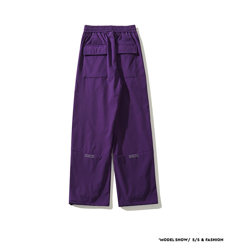 001 Meisjes felle kleuren waterafstotend winddicht fleece gevoerd warme ski-koppelstijl met sneeuwvanger outdoor wandelbroek_voghion.com