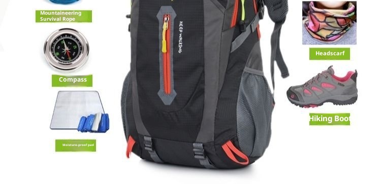 ActiveGo And Women, Large Capacity Travel Outdoor Hiking Casual Luggage Bag, Trendy Sports Backpack For Men_voghion.com