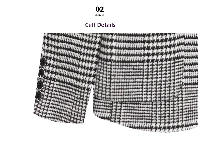 QFV507045555501<2 QFV507045555501<2 Conjunto de moda para hombre joven, estilo blazer a cuadros, ideal para bodas, ocasiones informales y ocasiones especiales._voghion.com