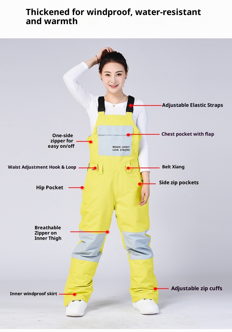 001 Pour hommes et femmes, style couple, salopette, vêtements de ski thermiques d'extérieur, combinaison de snowboard, pantalon de neige une pièce_voghion.com