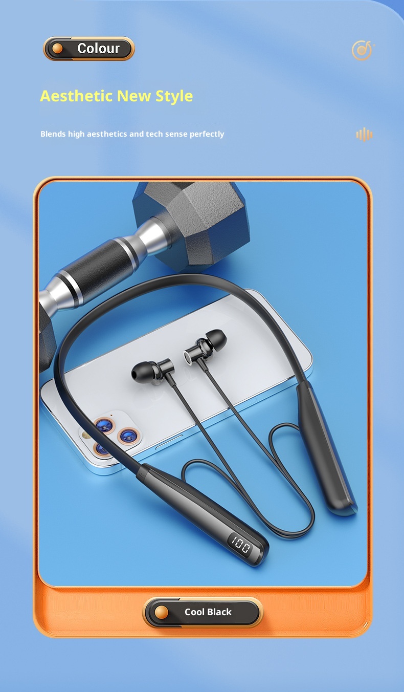 3c In Stock Y10 Auricolari Bluetooth con archetto da collo Wireless Sport Batteria a lunga durata Cancellazione del rumore Nuovo Transfrontaliero Privato_voghion.com