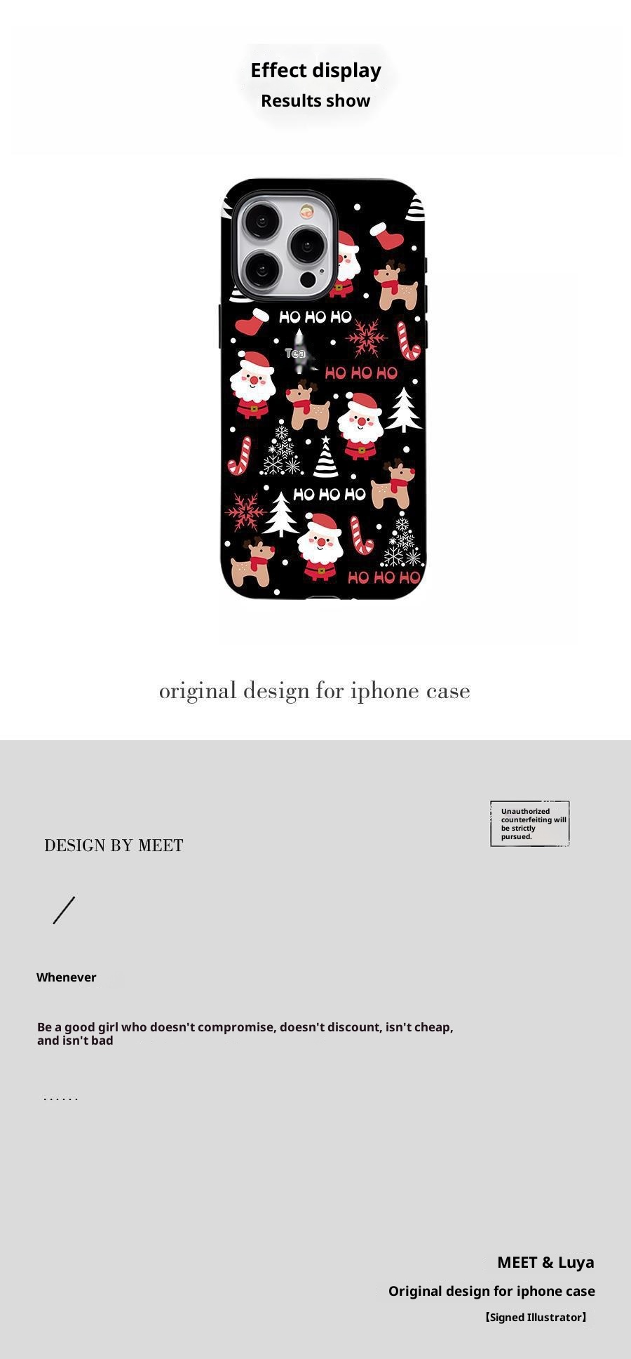 TechGlobe Christmas Exclusive Korean Film Phone Case Compatible With IPhone 16 Pro Max Coverage/15 Shockproof 14 Full Coverage_voghion.com