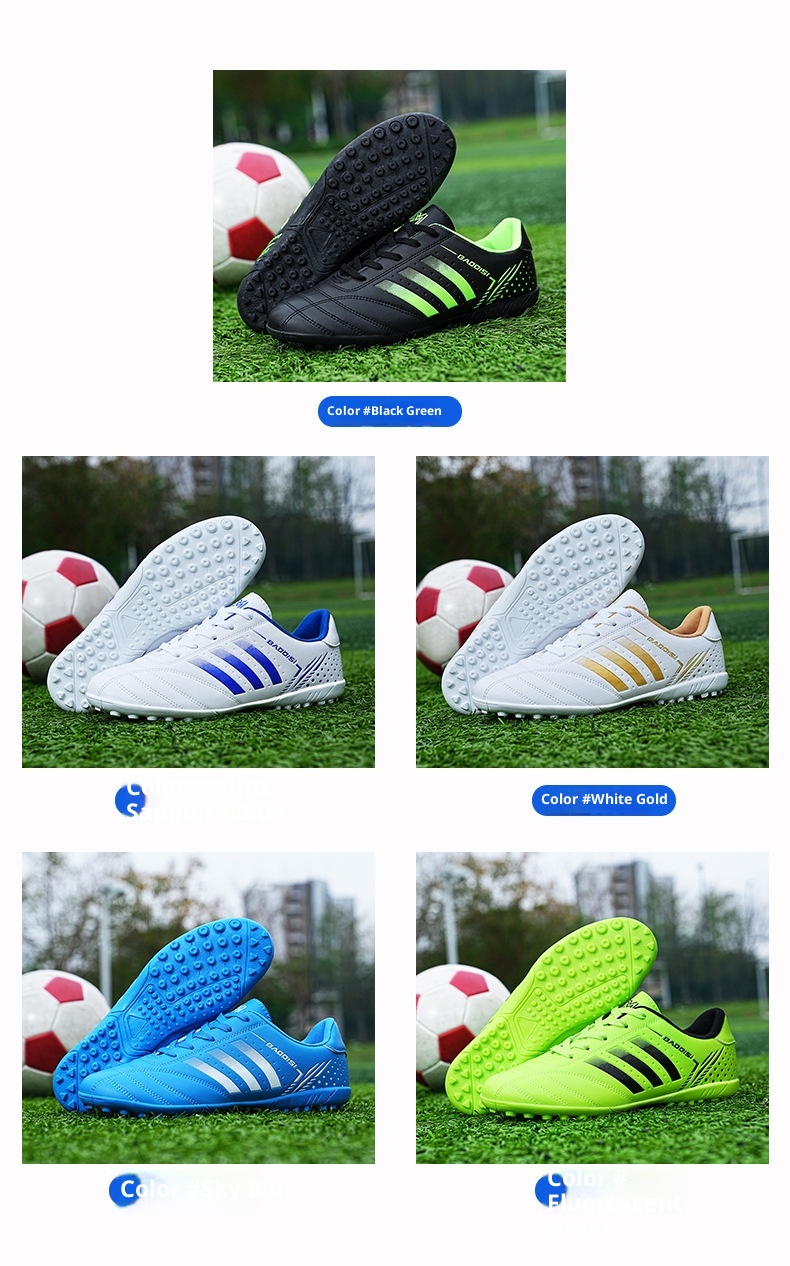 ShoeGlobe Soccer Primary School Studts, TF Short Cleats, Youth Competition Training Shoes, Boys' Football Shoes For Older_voghion.com