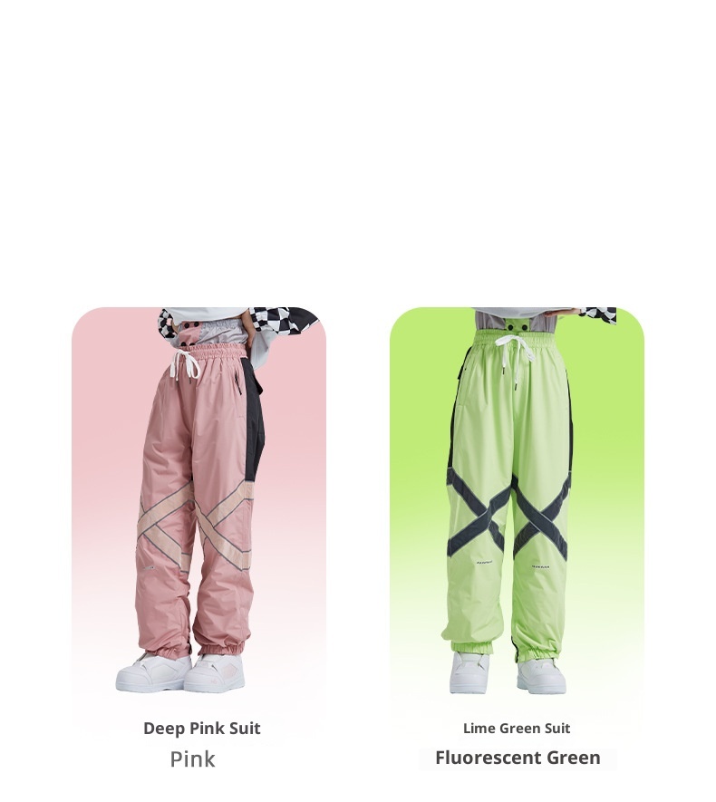 001 2023 Nuovi pantaloni da sci riflettenti caldi antivento da snowboard unisex per esterni, stile coppia, tendenza invernale_voghion.com