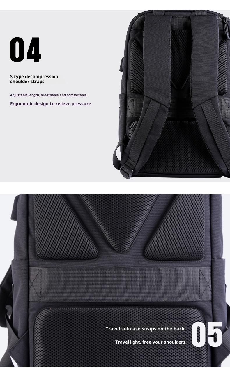 ActiveGo Outdoor Sports Casual Men's Large Capacity Mountaineering Travel Oxford Cloth Waterproof Breathable Backpack_voghion.com