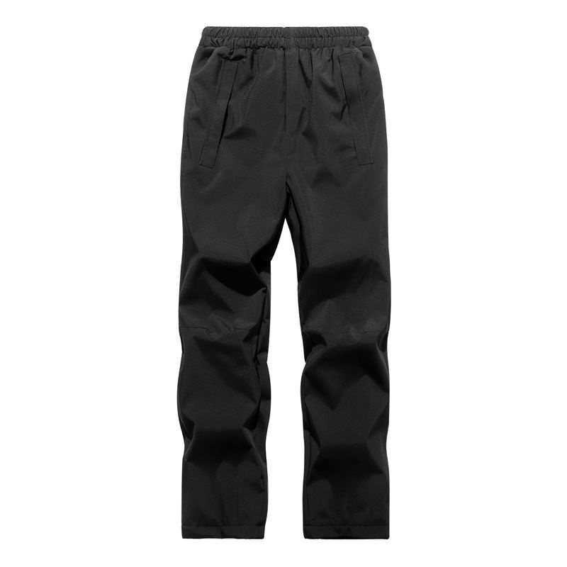 001 Nowe dziecięce spodnie softshell z podszewką z polaru, wiatroodporne, wodoodporne, ciepłe, do uprawiania sportów outdoorowych, narciarskich i pieszych._voghion.com