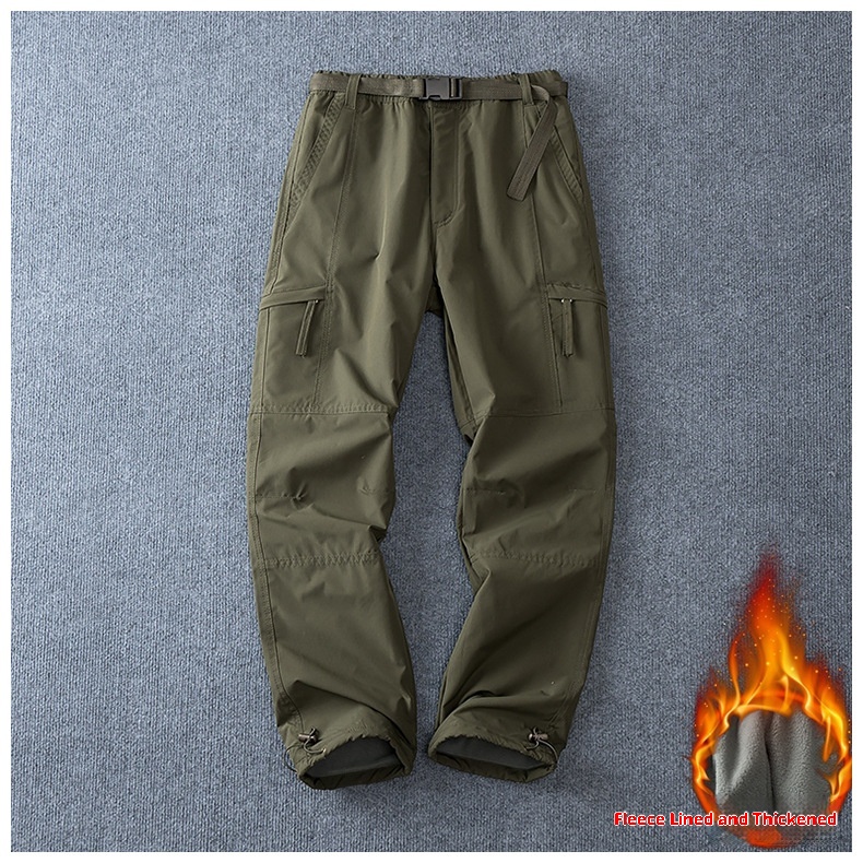 001 Wiatroodporne męskie spodnie motocyklowe z polaru 2025, idealne na zimę, do jazdy na nartach i w górach, cargo_voghion.com