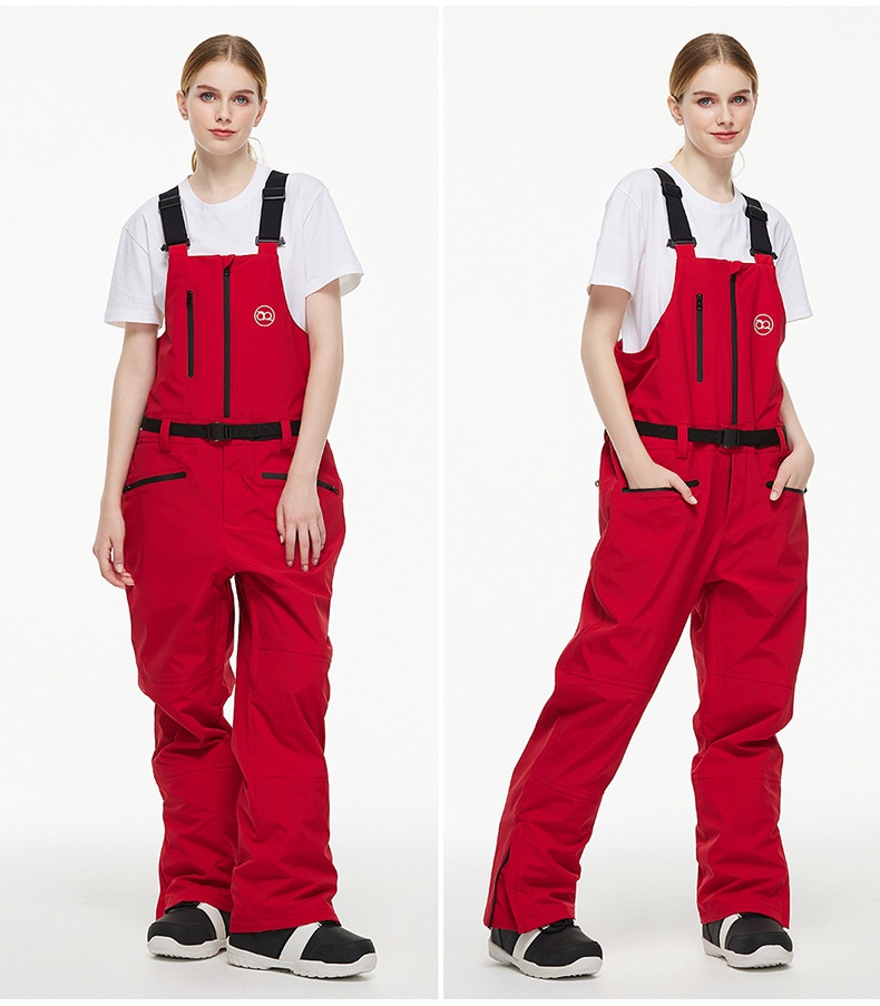001 New One-Piece Men Women, Ski Pants, Waterproof Warm Season, Suitable For Snowboarding And Skiing, Bib Snow Pants_voghion.com