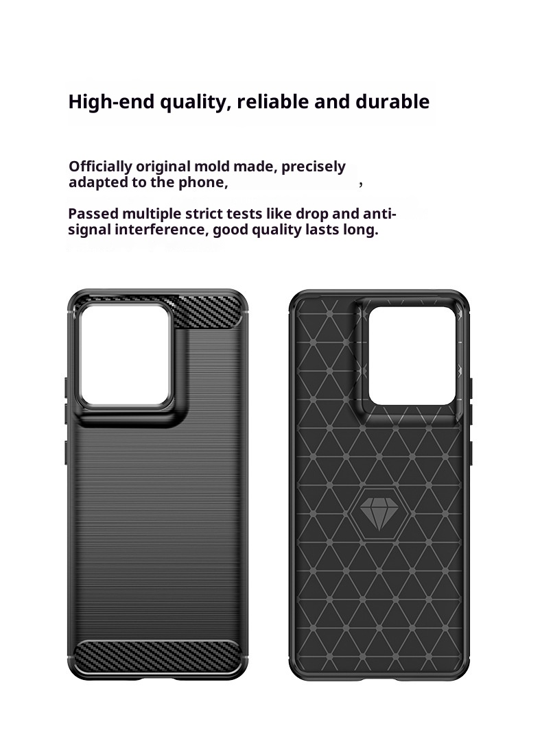 TechGlobe compatibile con la custodia G04S per MOTO Edge 50 Pro Custodia per telefono G04 5G in morbido silicone con trama in fibra di carbonio_voghion.com